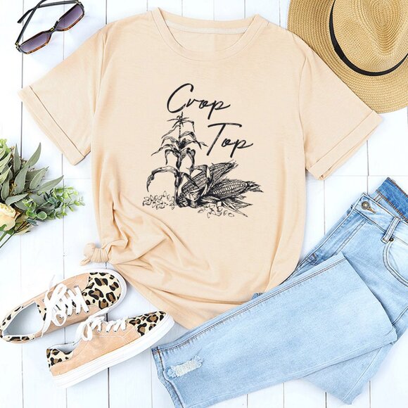 "Crop‎ Top" Graphic Tee - Picture 4 of 6